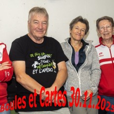 Boules et cartes 30 novembre 2025